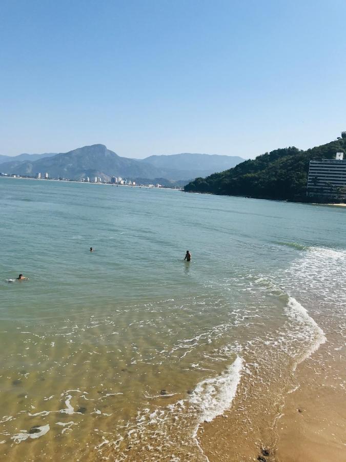 Apartamento Pe Na Areia Frente Para O Mar E Piscina Na Prainha Caraguatatuba Bagian luar foto
