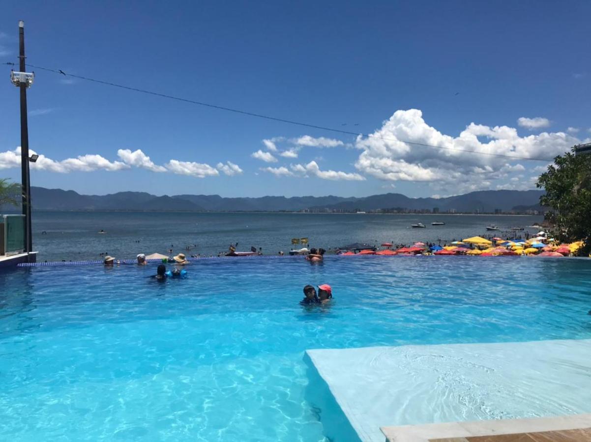 Apartamento Pe Na Areia Frente Para O Mar E Piscina Na Prainha Caraguatatuba Bagian luar foto