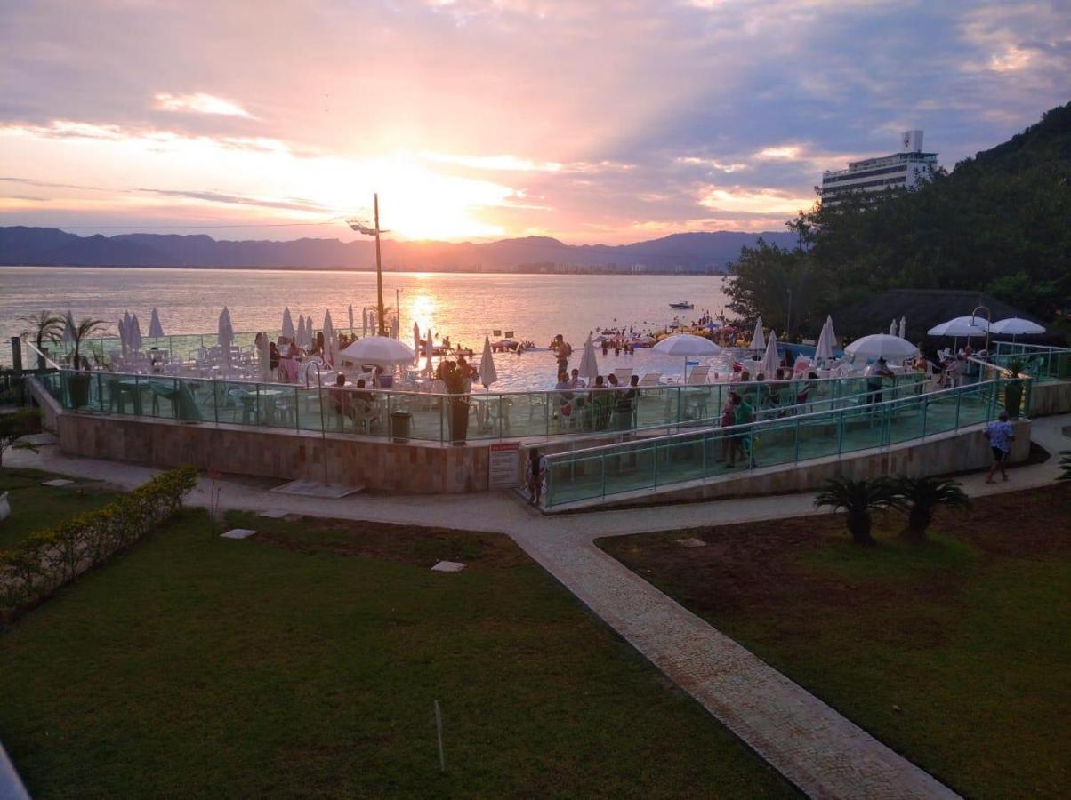 Apartamento Pe Na Areia Frente Para O Mar E Piscina Na Prainha Caraguatatuba Bagian luar foto